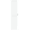 Visoka omara bela 70x35x180 cm inženirski les