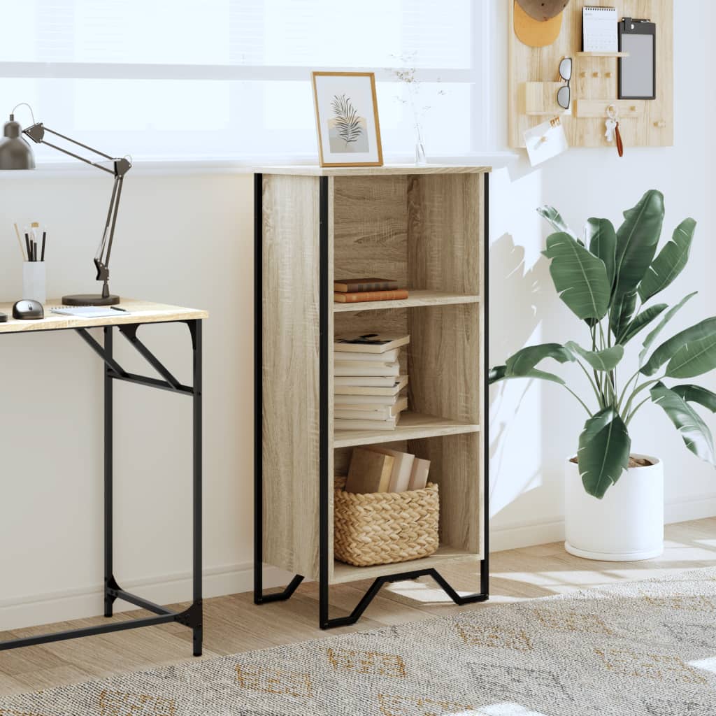 Knjižna omara sonoma hrast 50x31x106 cm inženirski les