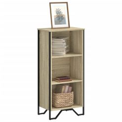 Knjižna omara sonoma hrast 50x31x106 cm inženirski les