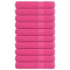 Brisače 10 kos roza 100x200 cm 360 gsm 100% bombaž