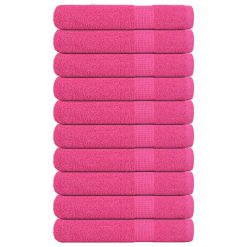 Brisače 10 kos roza 100x200 cm 360 gsm 100% bombaž