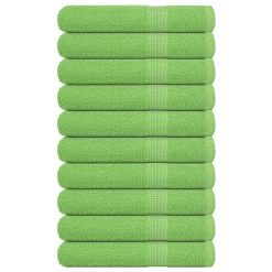 Brisače 10 kos zelena 100x200 cm 360 gsm 100% bombaž