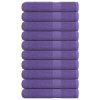 Brisače za savno 10 kos vijolična 80x200cm 360 g/m² 100% bombaž