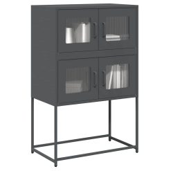 Highboard Anthracite 68x39x107 cm Jeklo