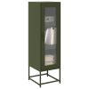 Highboard Olive Green 36x39x123 cm Hladno valjano jeklo
