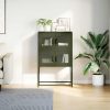 Highboard Olive Green 68x39x107 cm Jeklo