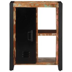 Komoda večbarvna 55x35x70 cm trden predelan les