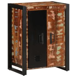 Komoda večbarvna 55x35x70 cm trden predelan les