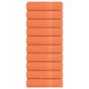 Kopalne brisače 10 kos oranžna 100x150 cm 360 g/m² 100% bombaž