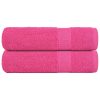 Kopalne brisače 2 kos roza 100x150 cm 360 g/m² 100% bombaž