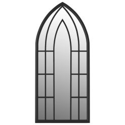 Ogledalo črno 100x45 cm železno za notranjo uporabo