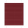 Plisirana žaluzija Bordeaux Red 105x150 cm Širina tkanine