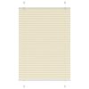 Plisirana žaluzija Cream 85x100 cm Širina tkanine 84