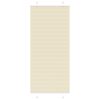 Plisirana žaluzija Cream 85x200 cm Širina tkanine 84