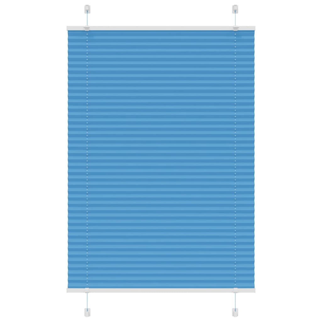 Plisirana žaluzija Modra 90x150 cm Širina tkanine 89