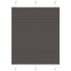 Plisirana žaluzija črna 105x100 cm Širina tkanine 104