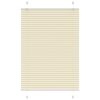 Plisirana žaluzija krem 100x100 cm Širina tkanine 99
