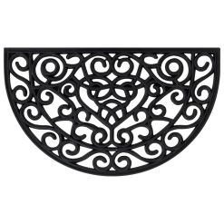 Predpražnik polkrožen 45x75 cm guma