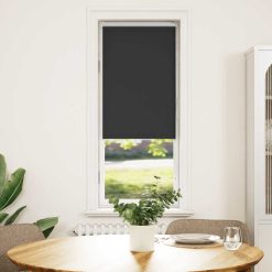 Roller Blind Blackout Black 45x150 cm Širina tkanine 40