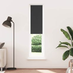 Roller Blind Blackout Black 55x210 cm Širina tkanine 50