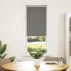Roller Blind Blackout siv 40x150 cm Širina tkanine 35