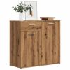 Sideboard artisian hrast 80x36x75 cm konstruiran les