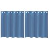 Voile zavese z vponkami 2 kosa kraljevsko modra