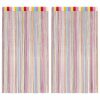 Zavese iz nitk 2 kosa 140x250 cm večbarvne barve