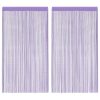 Zavese iz nitk 2 kosa 140x250 cm vijolične barve