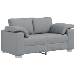 Dvosedežna Sofa Svetlo Siva 120 cm Tkanina