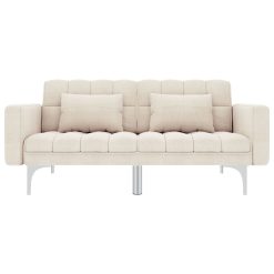 Kavč z ležiščem krem blago