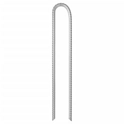 Klini za šotor 12 kosov U oblika 37 cm Ø10 mm pocinkano jeklo