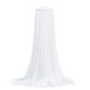 Komarnik za posteljo 220 mreža bela 56x56x220 cm