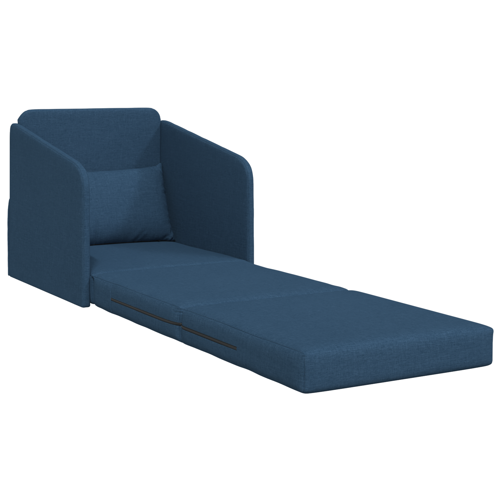 Sofa postelja 2-v-1 Modra 65x80x83 cm Tkanina