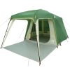 Šotor za kampiranje z verando Dome 5-Person Green Waterproof