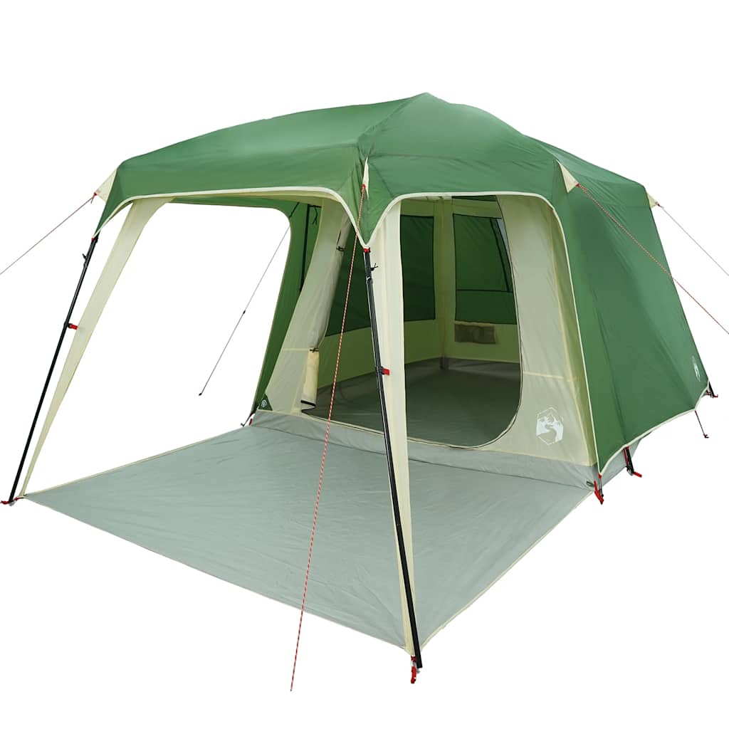 Šotor za kampiranje z verando Dome 5-Person Green Waterproof