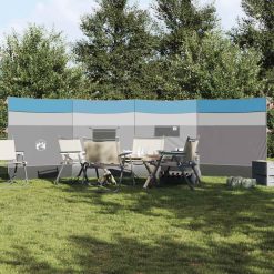 Vetrobran za kampiranje moder 510x153 cm vodoodporen