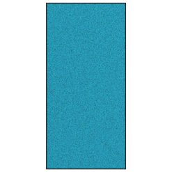 Doormat Cyan in črna 120 x 250 cm Poliamid in PVC