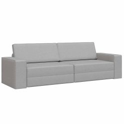 Floor sofa postelja Oblačno siva 245 x 78 x 77 cm blago