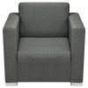 Fotelj temno sivo blago