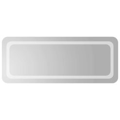 LED kopalniško ogledalo 100x40 cm