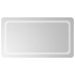 LED kopalniško ogledalo 50x90 cm