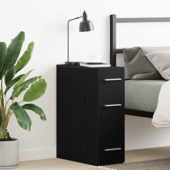 Lekarniška omara Črni hrast 20 x 45.5 x 60 cm Konstruiran les