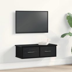 Omarica na steni Črni hrast 60 x 26 x 18.5 cm Konstruiran les