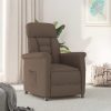 Recliner stol rjav Temno rjava 70.5 x 96.5 x 95 cm blago