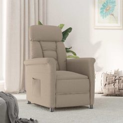 Reclinerska stolica taupe Taupe 70.5 x 96.5 x 95 cm Poliester