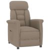Reclinerska stolica taupe Taupe 70.5 x 96.5 x 95 cm Poliester