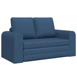 Sofa postelja Modra 148 x 71 x 83 cm blago