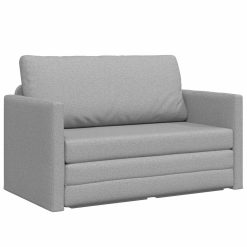 Sofa postelja Oblačno siva 124 x 71 x 78 cm blago