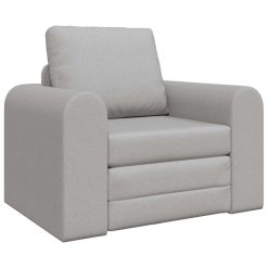 Sofa postelja Oblačno siva 98 x 71 x 83 cm blago